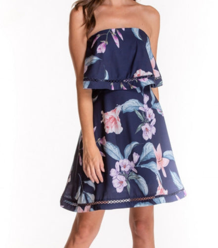 Fleir Dress - Navy