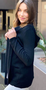 Belle Hooded knit Cardi