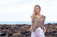 Load image into Gallery viewer, Wild leopard Tassel Top