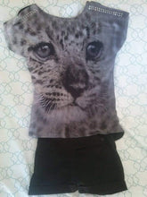 Load image into Gallery viewer, Girls Leopard Top
