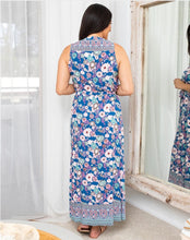 Load image into Gallery viewer, Blue Floral Dress