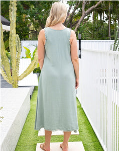 Freya Dress - Sage