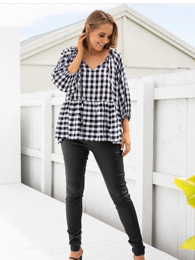 Amber Top - Black