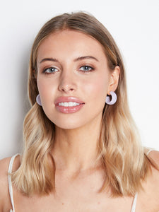 Isa mini hoop earrings