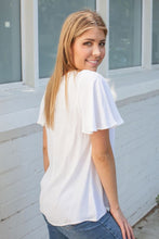 Load image into Gallery viewer, Laurel top - White