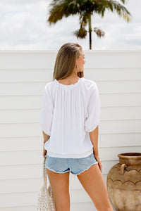 White Spring Top