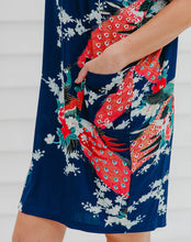 Load image into Gallery viewer, Peacock Pocket Dress
