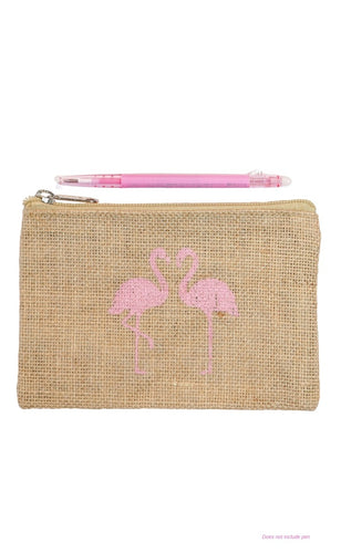 Zip Pouch - Flamingo